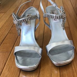 Elegant Silver High Heel